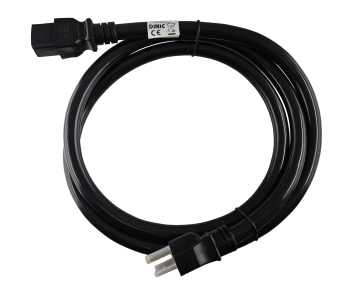 Cablu de rețea America SUA NEMA 6-20P la C19, AWG 12, 20A, STOW, aprobări: UL/CSA, negru, lungime 1,80m