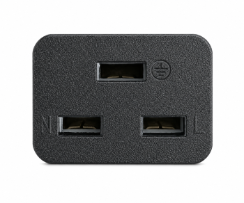 Cavo di rete America USA NEMA 5-15P, tipo B a C19, AWG16, SJT, approvazioni: UL/CSA, nero, lunghezza 1,80 m