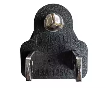 Maitinimo kabelis Amerika JAV NEMA 5-15P, B-C19 tipo, AWG16, SJT, patvirtinimai: UL/CSA, juodos spalvos, ilgis 1,80 m