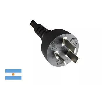 Power Cord Argentina Type I to C5