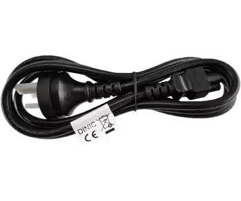 Maitinimo kabelis Australija, I tipo, C5, 0,75 mm², SAA, juodas, 1,80 m ilgio