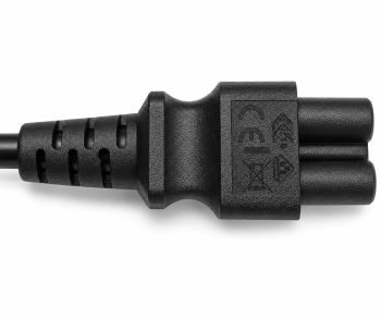 Cablu de alimentare Australia tip I la C5, 0,75mm², SAA, negru, lungime 1,80m