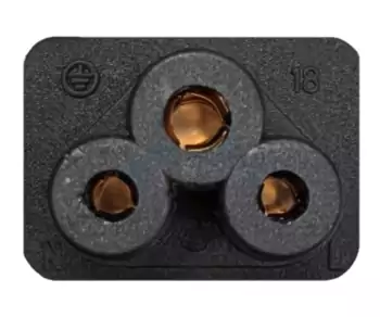 Cabo de alimentação Brasil tipo N a C5, 0,75mm², INMETRO, preto, comprimento 1,80m