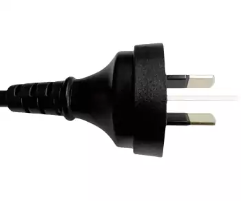 Voedingskabel China type I naar C5, 0,75mm², CHN 3pin/IEC 60320-C5, CCC, zwart, lengte 1,80m