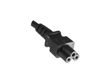 Netzkabel Dänemark Typ K 90° auf C5, 0,75mm²,