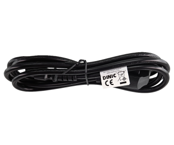 Netkabel Israël type H naar C5, 0,75mm², goedkeuring: SII, zwart, lengte 1,80m