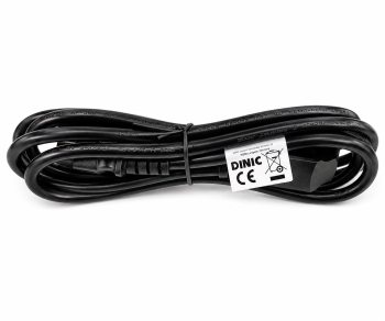 Câble d'alimentation Israël type H sur C5, 0,75mm², homologation : SII, noir, longueur 1,80m