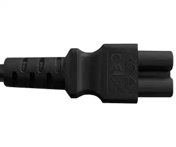 Câble d'alimentation Italie type L sur C5, 0,75mm², homologation : IMQ, noir, longueur 1,80m