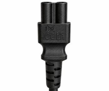 Καλώδιο δικτύου Αγγλίας τύπου G 3A έως C5, 0.75mm², έγκριση: ASTA, μαύρο, μήκος 1.80m