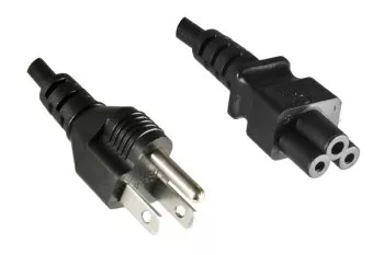 Power Cable America USA NEMA 5-15P, Type B to C5