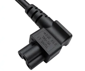 Stromkabel Netzkabel für die Schweiz auf C5 gewinkelt