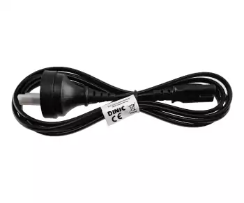 Maitinimo kabelis Australija I tipo C7, 0,75 mm², SAA, juodas, 1,80 m ilgio