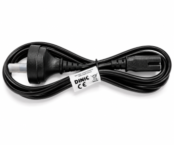 Cablu de alimentare Australia tip I la C7, 0,75mm², SAA, negru, lungime 1,80m