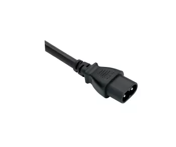 Cavo di alimentazione da C8 a C7, 0,75 mm², VDE, nero, lunghezza 2,00 m