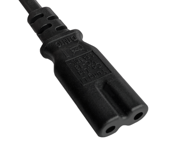 Netzkabel China NEMA 1-15P, Typ A auf C7,