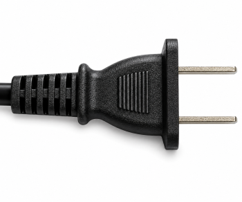 Stroomkabel China NEMA 1-15P, type A tot C7, 0,75mm², goedkeuring: CCC, zwart, lengte 1,80m