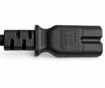Câble d'alimentation Israël type C sur C7, 0,75mm², homologation : SII, noir, longueur 1,80m