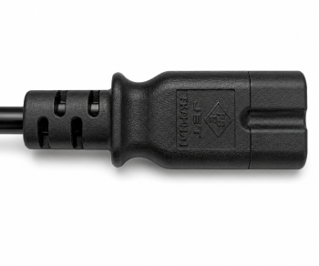Καλώδιο δικτύου Ιαπωνίας τύπου A έως C7, 0,75mm², εγκρίσεις: μαύρου χρώματος, μήκους 1,80m