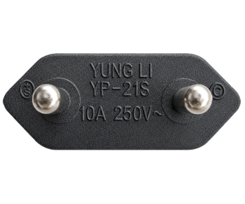 Καλώδιο δικτύου τύπου C Switzerland έως C7, 0,75mm², CH 2-pin, IEC 60884-1, SEV, μαύρο, μήκος 1,80m
