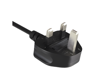 Cable de red Inglaterra UK tipo G 3A a C7, 0,75 mm², homologación: ASTA, HK, Safety Mark, negro, 1,80 m