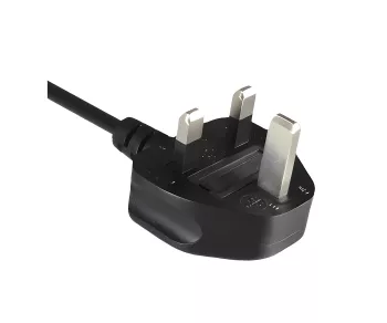Cavo di rete Inghilterra UK tipo G 3A a C7, 0,75 mm², omologazione: ASTA, HK, marchio di sicurezza, nero, 1,80 m