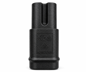 Cablu de rețea Australia tip I la C7 90° jos, 0.75mm², SAA, negru, lungime 2.00m