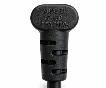 Cablu de rețea Australia tip I la C7 90° jos, 0.75mm², SAA, negru, lungime 2.00m