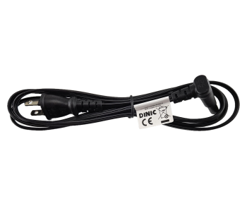 Omrežni kabel Japonska, tip A do C7 90° spodaj, homologacija: PSE, VFF, črn, dolžina 1,80 m
