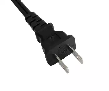 Netzkabel Amerika USA NEMA 1-15P, Typ A auf C7 90°
