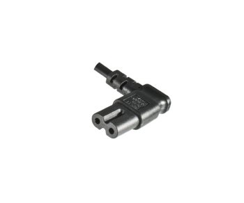 Cable de alimentación Australia tipo I a C7 90°, 0,75 mm², SAA, negro, longitud 1,80 m