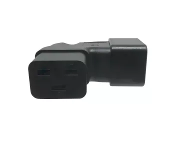Úhlový síťový adaptér C19 na C20, YL-3318L-1 IEC 60320-C19/20 úhlový na stranu, pravý/levý