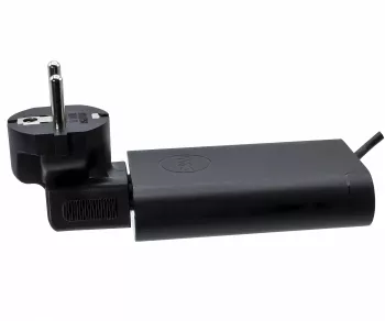 Power adapter, mains adapter CEE 7/7 to C5 Mickey Mouse 90°