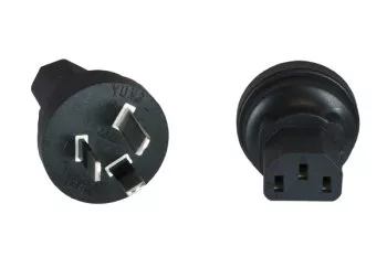 Adaptador de alimentação com tomada CEE 7/3 para ficha AUS AS/NZS 3112 de 3 pinos, YL-3512