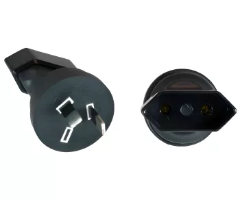 Power adapter Euro C1 2pin socket to AUS AS/NZS3112 2pin plug type I for Australia and China, YL-3622
