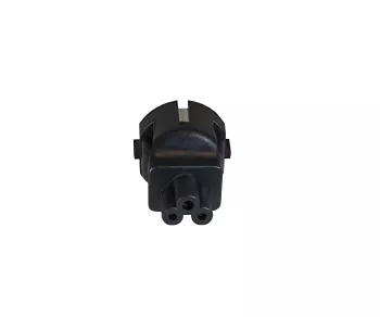 Stromadapter, Netzadapter Schutzkontaktstecker CEE 7/7 auf C5 Mickey Maus