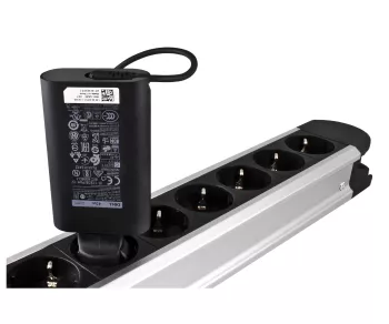 Stromadapter, Netzadapter Schutzkontaktstecker CEE 7/7 auf C5 Mickey Maus
