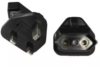 Adaptor de alimentare de la priza euro cu 2 pini IEC 60320-C6 la priza britanică tip G 3A, YL-6022