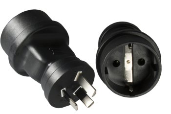 Adaptador de corriente Australia/China, CEE 7/3 a AUS enchufe de 3 clavijas tipo I, YL-3523