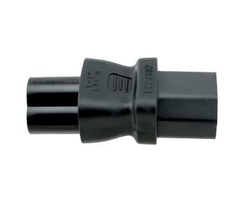 Power adapter, mains adapter C13 to C6 Mickey Mouse plug