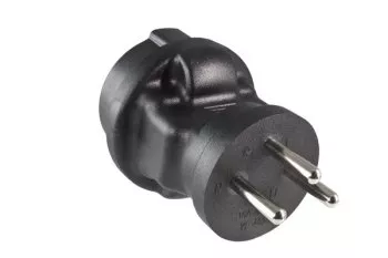 Adaptateur de courant Israël CEE 7/3 femelle sur ISR type H 3pin mâle, YL-4823