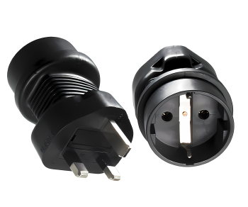 Voedingsadapter Engeland CEE 7/3-contactdoos naar UK type G (BS1363) 13A-stekker, YL-6123