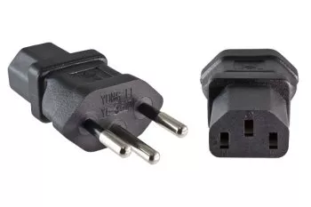 Stromadapter Schweiz IEC 60320-C13 3 pin Stecker auf CHE Typ J 10A, Swiss standard SEV1011, YL-4612