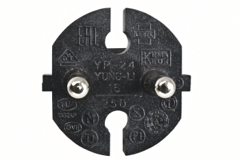 Sieťový kábel Europe CEE 7/17 na C17, 1 mm², obrysová zástrčka, VDE, čierny, dĺžka 2,00 m
