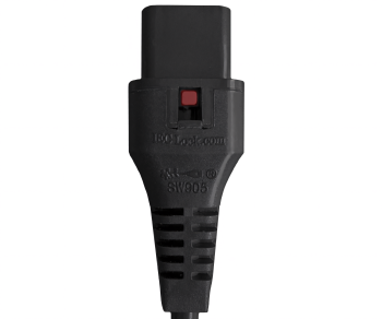 Tīkla kabelis England UK tipa G 5A uz C13, ar slēdzeni, 1.00mm², apstiprinājums: BSI vai ASTA, melns, garums 2.00m