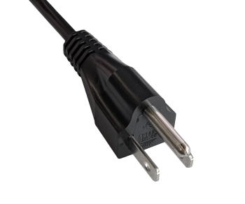 Netzkabel Amerika USA NEMA 5-15P, Typ B auf C13, mit Verriegelung