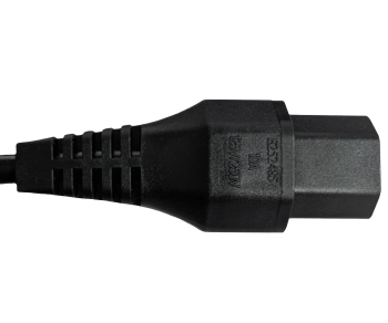 Netzkabel Amerika USA NEMA 5-15P, Typ B auf C13, mit Verriegelung