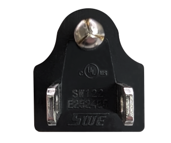 Cabo de rede eléctrica América EUA NEMA 5-15P, tipo B para C13, com mecanismo de bloqueio, aprovações: UL/CSA, preto, comprimento 2,00m