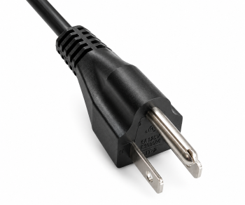 Netzkabel Amerika USA NEMA 5-15P, Typ B auf C13, mit Verriegelung