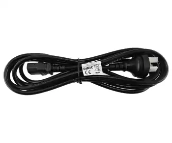 Καλώδιο τροφοδοσίας Αυστραλίας τύπου I προς C13, 1mm², SAA, μαύρο, μήκος 3.00m