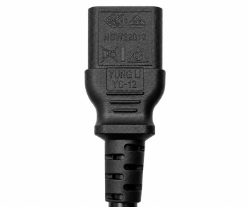 Cablu de alimentare Australia tip I la C13, 1mm², SAA, negru, lungime 3.00m